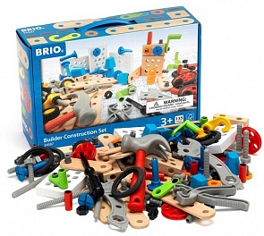 Конструктор в коробке с ручкой, 135 деталей (Brio, 34587)